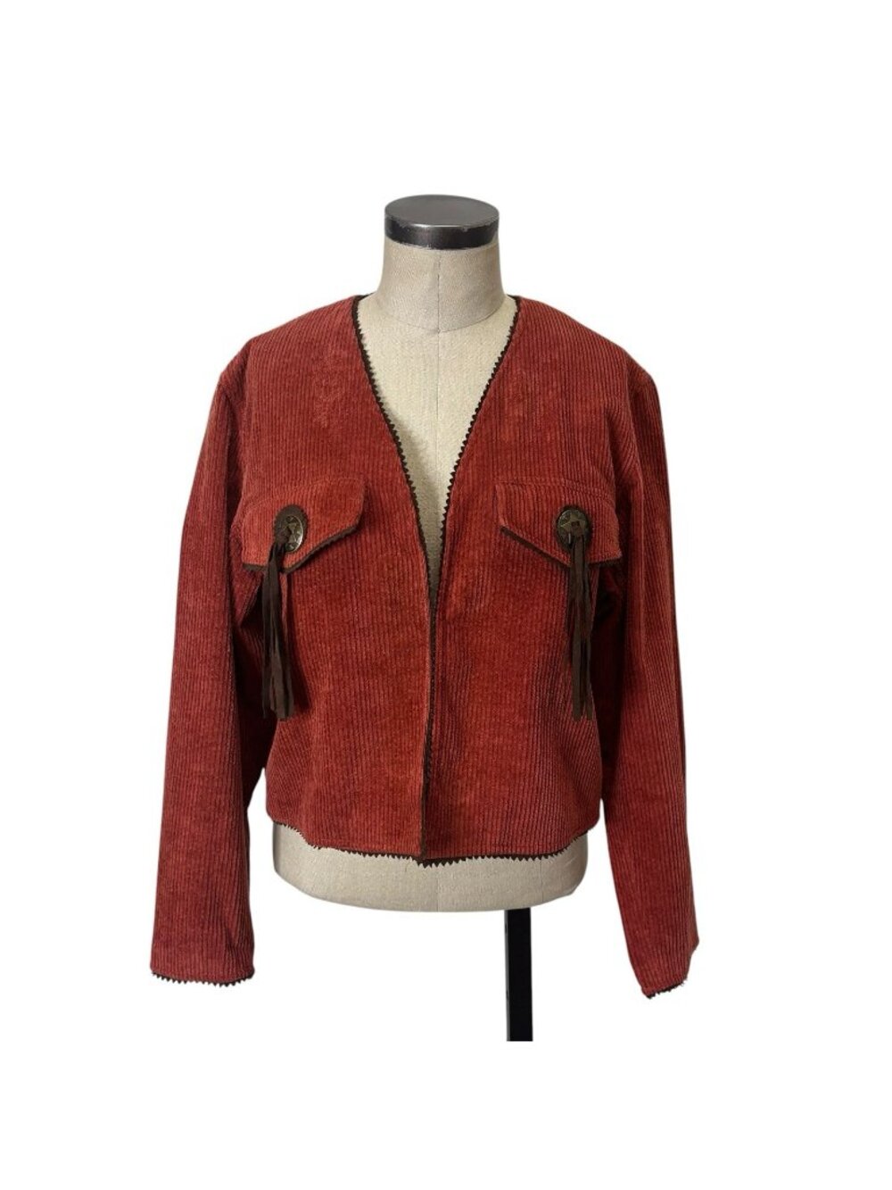 Vintage 90s Corduroy Western Jacket
